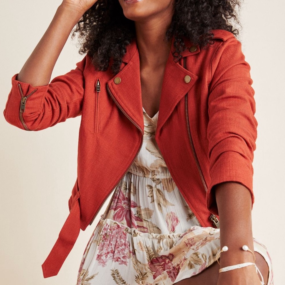 Frye x Anthropologie Vita Moto Jacket
